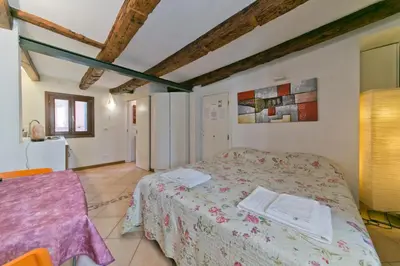 Letto o letti in una camera di Ca' Biennale