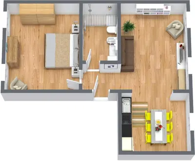 Cucina o angolo cottura di DolceVita Apartments N 394