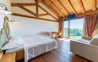 Letto o letti in una camera di Vista Dai Colli