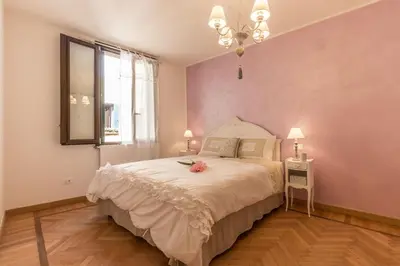 Letto o letti in una camera di CASA DELL'ARTISTA