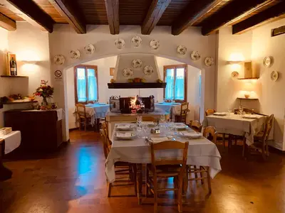 Area soggiorno di Agriturismo Rechsteiner
