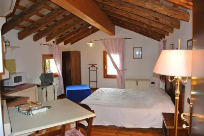 Letto o letti in una camera di Agriturismo Terra di Zosagna