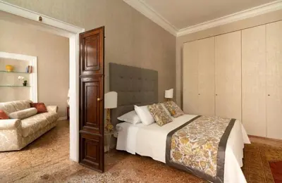 Letto o letti in una camera di Venezia San Samuele