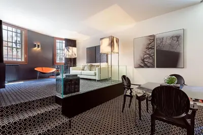 Letto o letti in una camera di Charming House Iqs