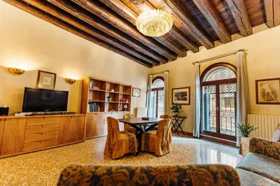 TV o dispositivi per l'intrattenimento presso Casa Dei Pittori Venice Apartments