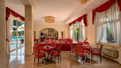 Area soggiorno di Hotel Terme Helvetia