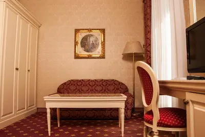 TV o dispositivi per l'intrattenimento presso Hotel Terme Roma