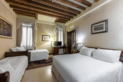 Letto o letti in una camera di Ca' Del Nobile