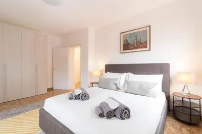 Letto o letti in una camera di Residence on the Canal