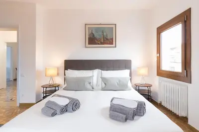 Letto o letti in una camera di Residence on the Canal
