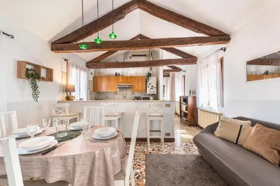 Area soggiorno di Colombina Like at home 3 bedrooms fully equipped air conditioned