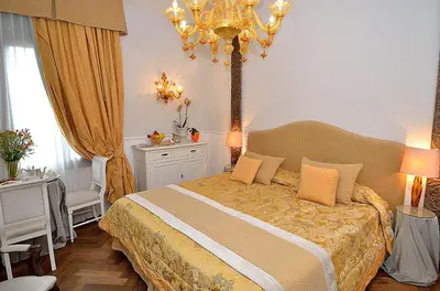 Letto o letti in una camera di B&B Villa Ines