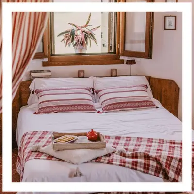 Letto o letti in una camera di Residence Valle Cavallino