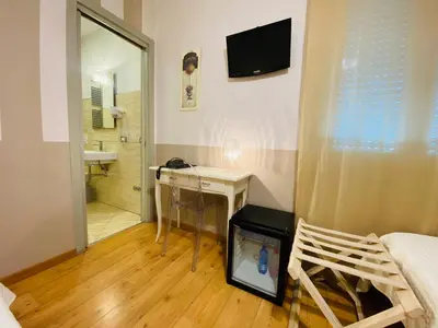 TV o dispositivi per l'intrattenimento presso Hotel Volta