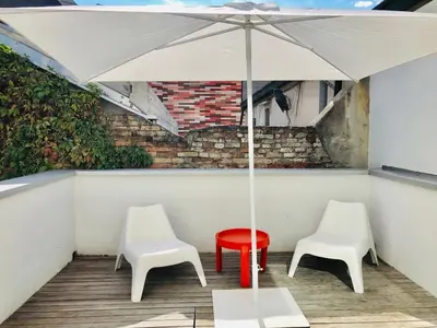 Patio o area all'aperto di Legrenzi Rooms