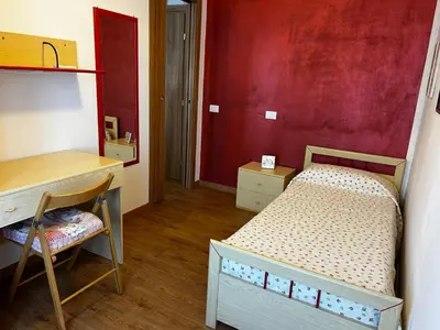 Letto o letti in una camera di B&B Casa del Conte
