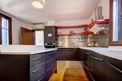 Cucina o angolo cottura di SUNNY Ghetto CANALVIEW