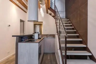 Cucina o angolo cottura di La Loggia della Luna
