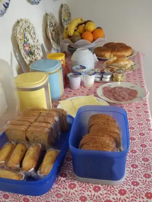 Cibo presso il bed & breakfast o nelle vicinanze