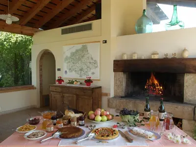 Cibo presso il bed & breakfast o nelle vicinanze