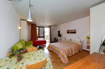 Letto o letti in una camera di Antares Apartments
