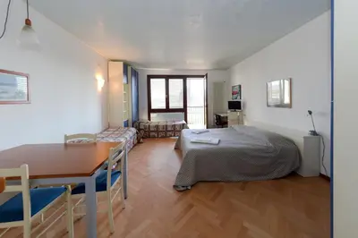 Letto o letti in una camera di Antares Apartments