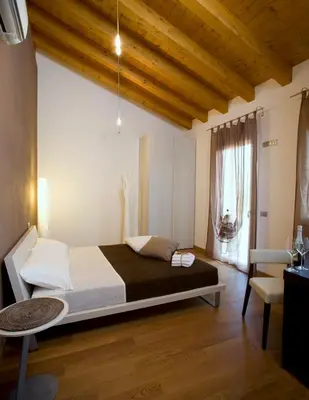 Letto o letti in una camera di Magrine Castelfranco Veneto