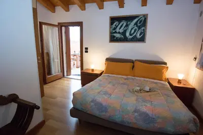 Letto o letti in una camera di VillaRosa