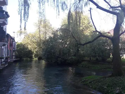 Vista sul fiume nelle vicinanze dell'appartamento