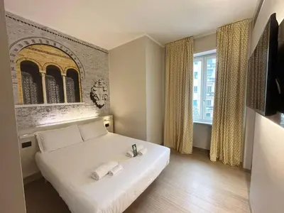 TV o dispositivi per l'intrattenimento presso B&B Hotel Treviso