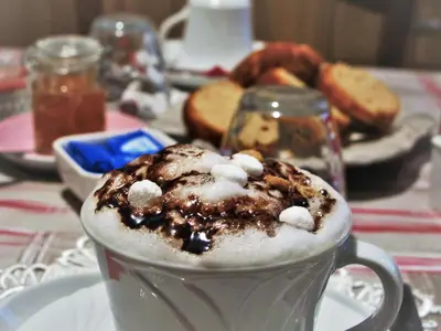 Cibo presso il bed & breakfast o nelle vicinanze