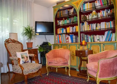 Biblioteca nel bed & breakfast