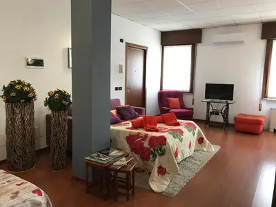 Area soggiorno di Da Lenny: a due passi dal centro storico