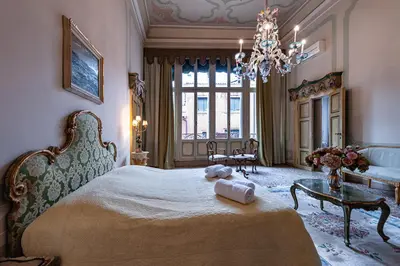 Letto o letti in una camera di Appartamento Duodo o Barbarigo
