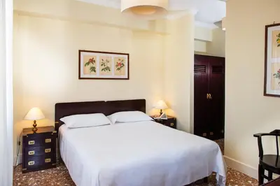 Letto o letti in una camera di Hotel Agli Alboretti