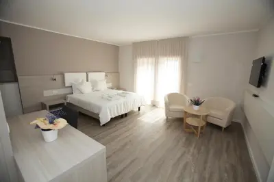 Letto o letti in una camera di Hotel Europa