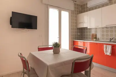 Cucina o angolo cottura di Sea view apartment with swimming pool