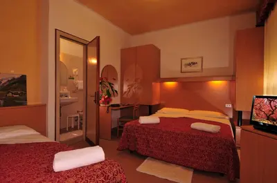 Letto o letti in una camera di Hotel Al Mare