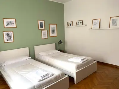 Letto o letti in una camera di Cà Giulia
