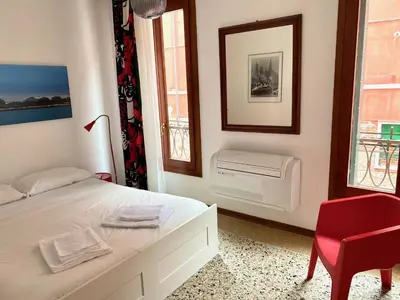 Letto o letti in una camera di Cà Giulia