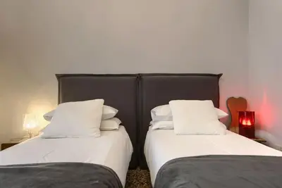 Letto o letti in una camera di Dimora Mantelli