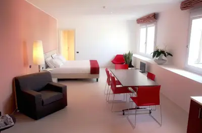 Area soggiorno di UNA Hotels Le Terrazze Treviso Hotel & Residence