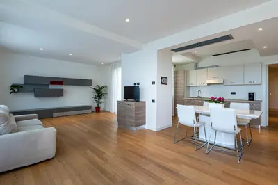 Cucina o angolo cottura di UNA Hotels Le Terrazze Treviso Hotel & Residence