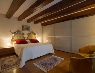 Letto o letti in una camera di Casa San Severo