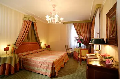 Letto o letti in una camera di Hotel Kette