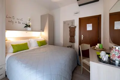 Letto o letti in una camera di Hotel Anny