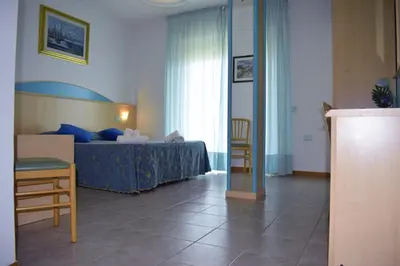 Letto o letti in una camera di Hotel Solemare - Frontemare - 3 Stelle Superior