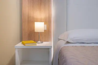 Letto o letti in una camera di Hotel Suez