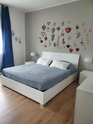 Letto o letti in una camera di Casa Gina & Jeto