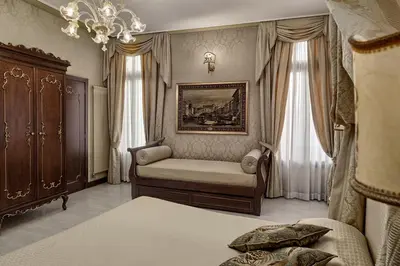 Letto o letti in una camera di B&B Ca' Bonvicini
